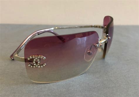 chanel rimless sunglasses cc|Chanel rimless sunglasses women.